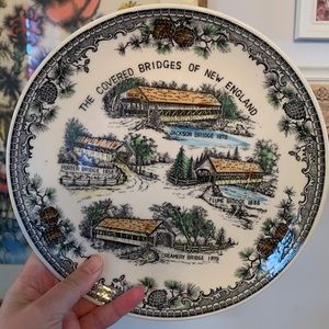 💙’Covered Bridges of New England’ Collectors Plate